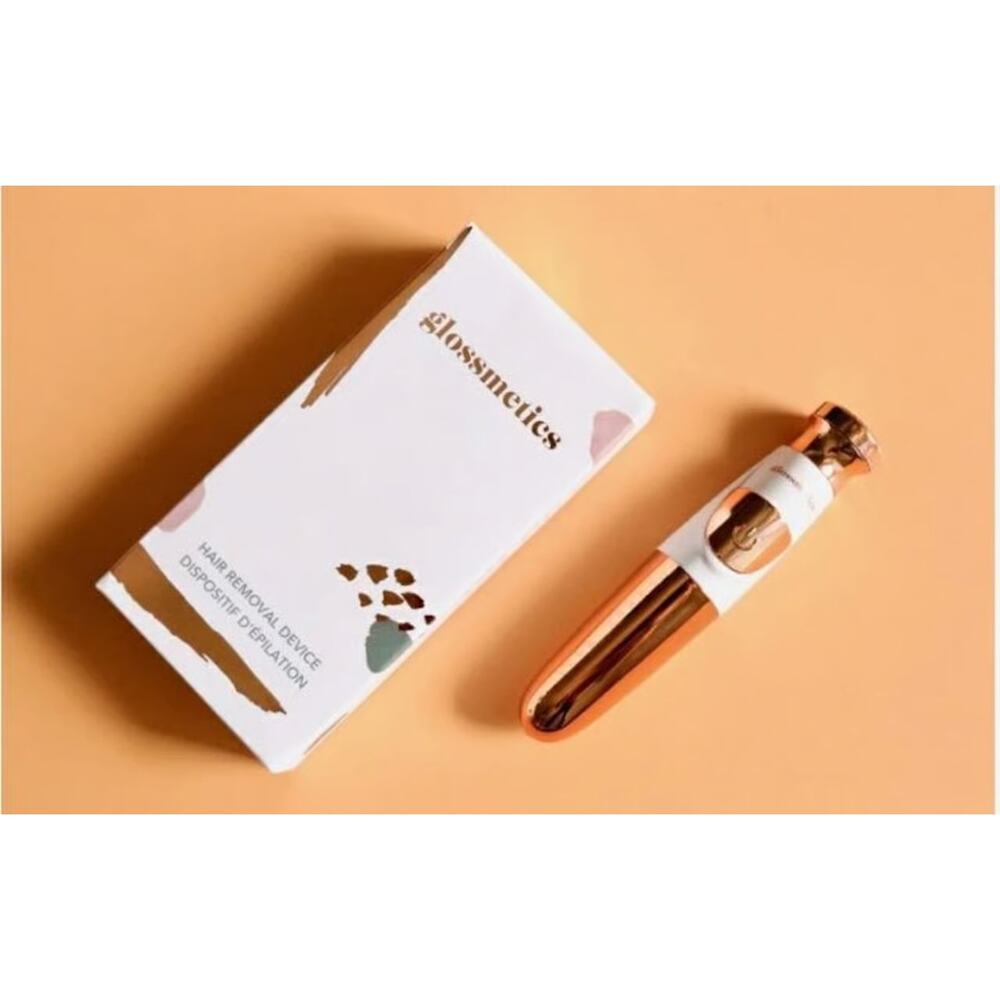 Glossmetics Wireless Facial Hair Remover Painless Electric Shaver Rose Gold - Picture 2 of 10